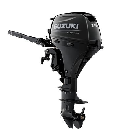 Suzuki 15 HP DF15AS5 Outboard Motor.